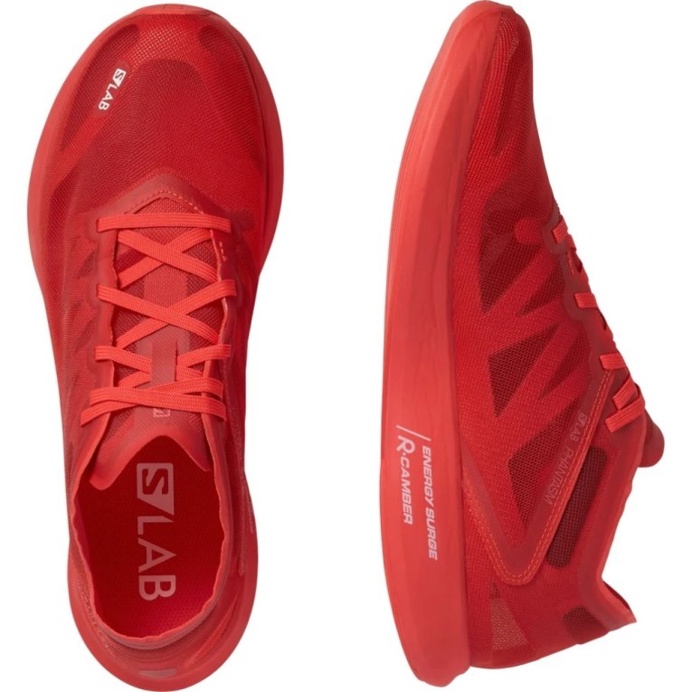 Red Salomon S/Lab Phantasm Men's Running Shoes | IE UH2163